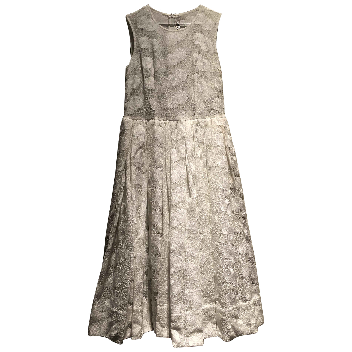 Lace maxi dress Comme Des Garcons White 